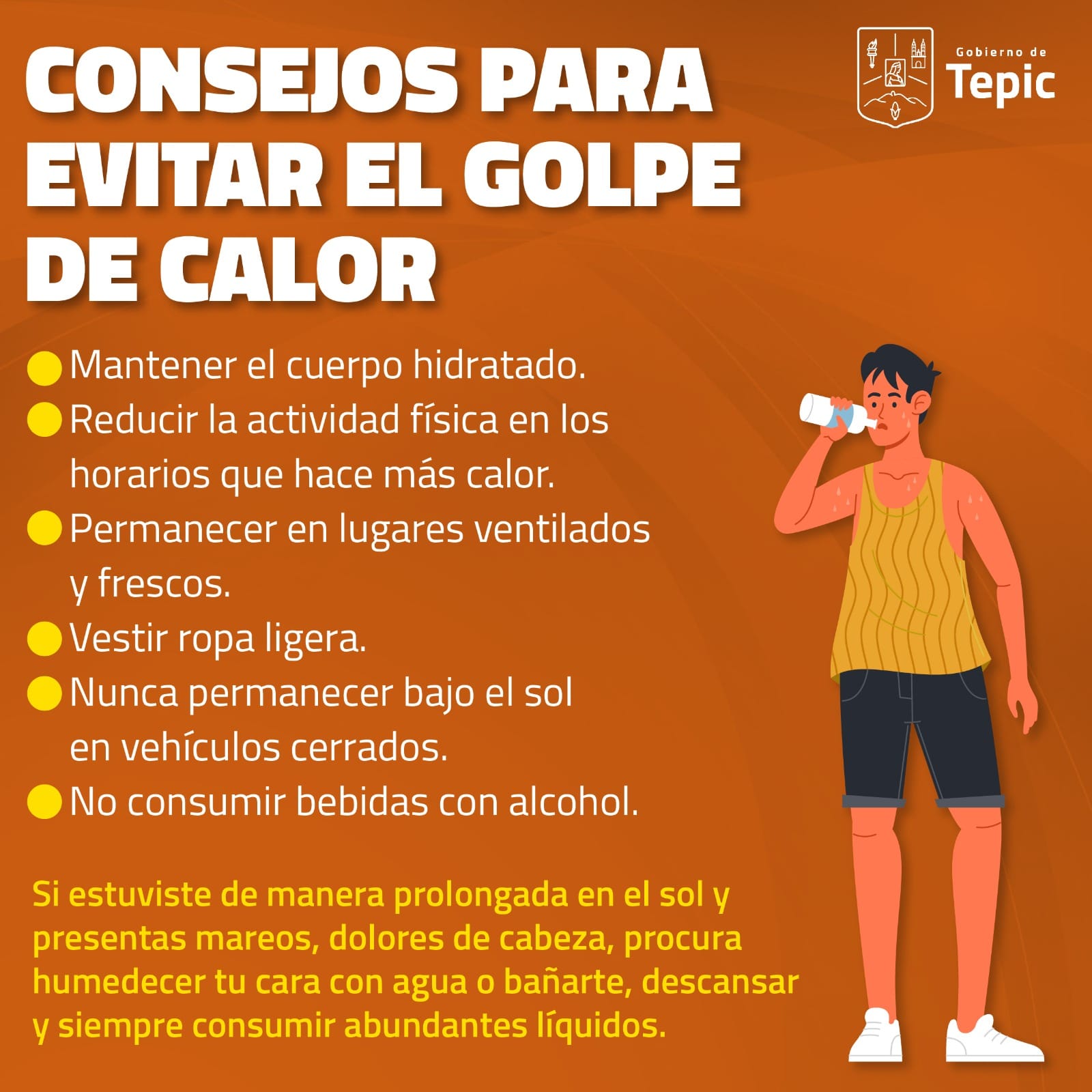 Consejos golpe de calor